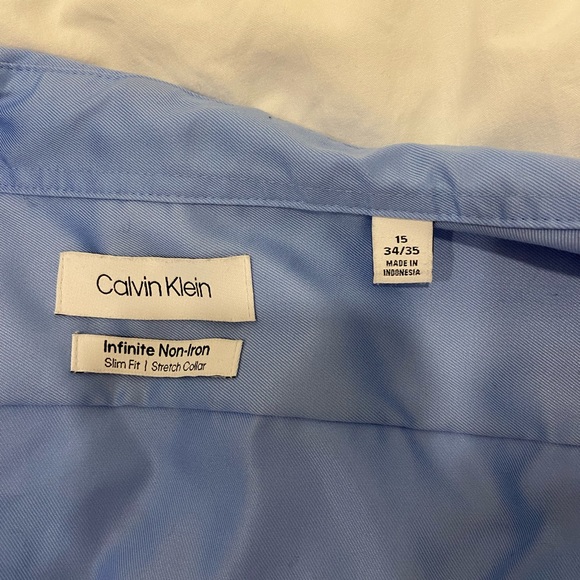 Calvin Klein dress shirt - blue - Picture 3 of 3